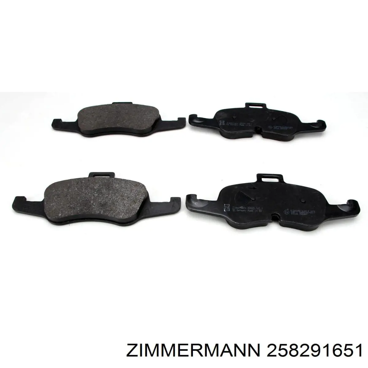 Гальмівні колодки Zimmermann 258291651 ціна, від 62.69 USD