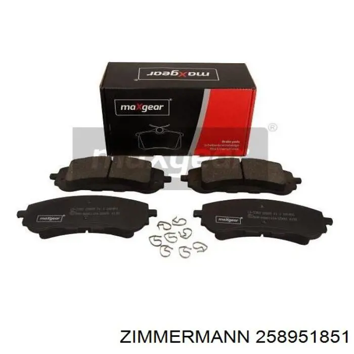 Тормозні колодки Zimmermann 258951851