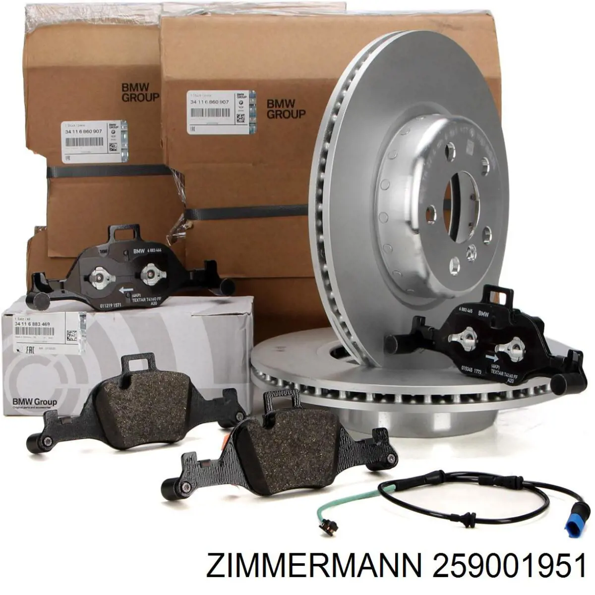 Гальмівні колодки Zimmermann 259001951 ціна, від 111.67 USD