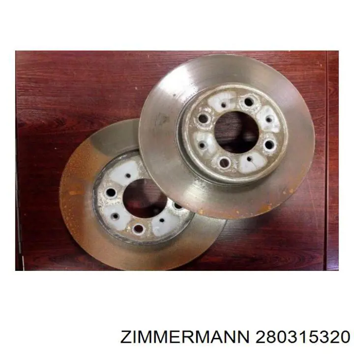 Диск переднього гальма Zimmermann 280315320 ціна, від 25.58 USD