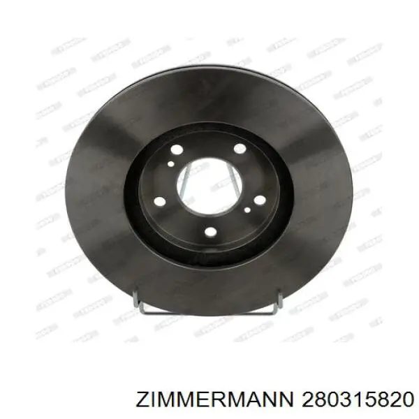 Диск переднього гальма Zimmermann 280315820 ціна, від 56.64 USD