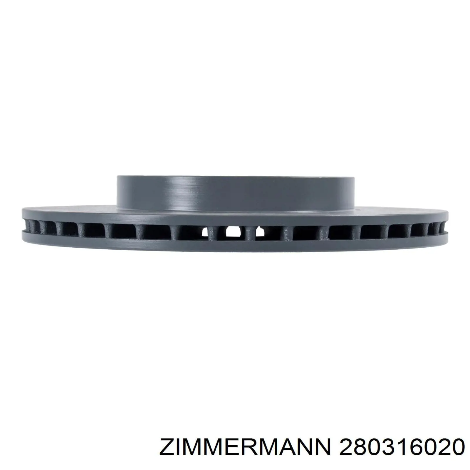 Диск гальмівний передній Zimmermann 280316020