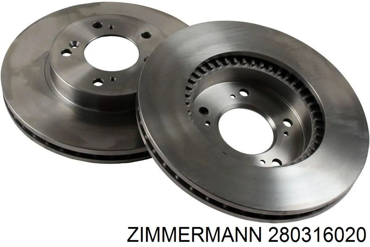 280316020 Zimmermann Гальмо дискове переднє