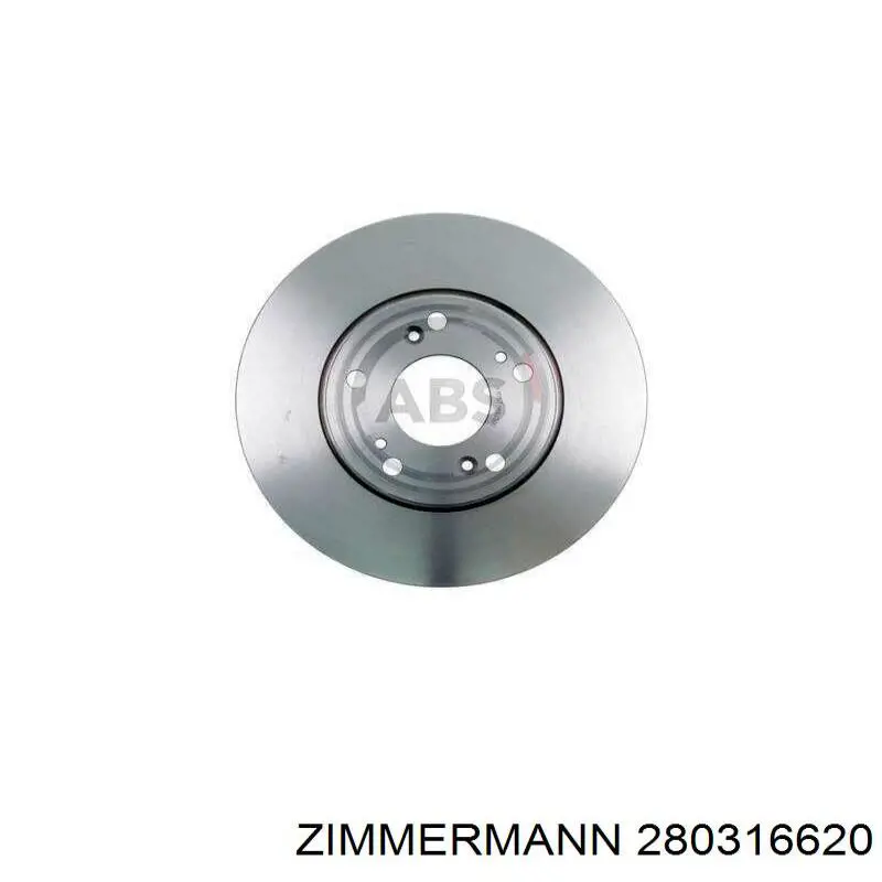 Гальмівні диски передні 280316620 Zimmermann