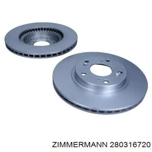 Гальмівні диски передні 280316720 Zimmermann