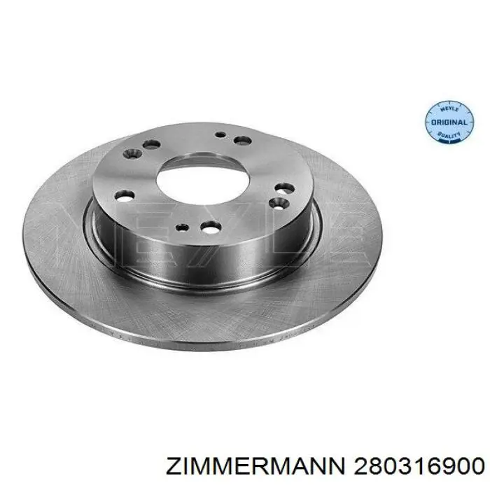 Задні дискові гальма Zimmermann 280316900 ціна, від 25.95 USD
