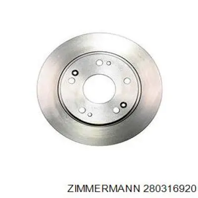 Задні дискові гальма Zimmermann 280316920 ціна, від 29.28 USD