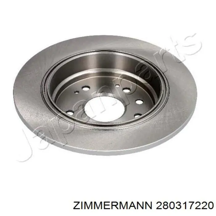 Диск гальмівний задній Zimmermann 280317220