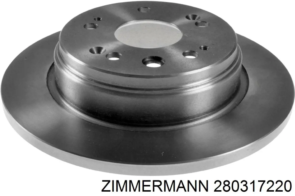Купити 280317220 Zimmermann Диск заднього гальма