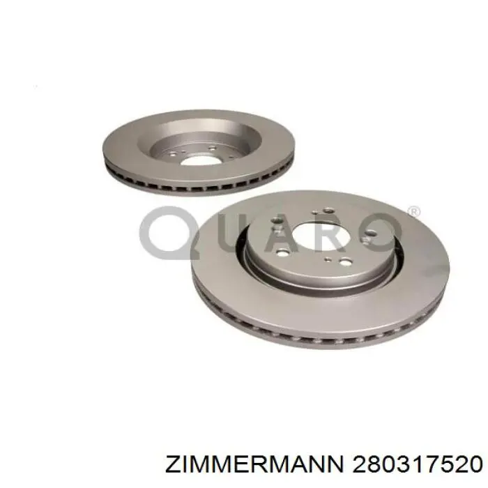 Купити 280317520 Zimmermann Ротор гальмівний