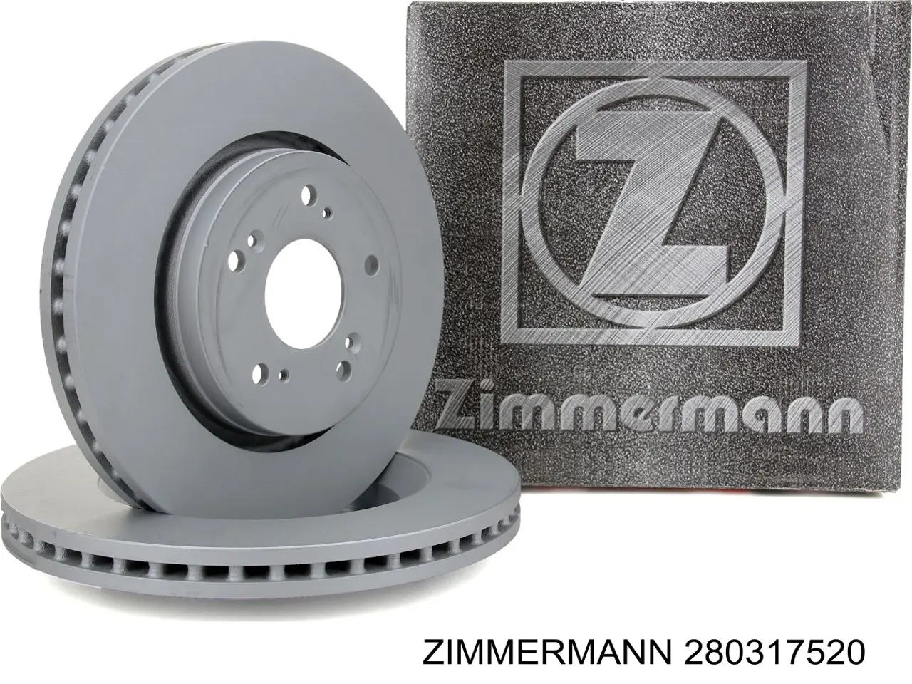 Диск гальмівний передній Zimmermann 280317520