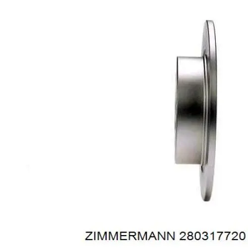Купити 280317720 Zimmermann Диск заднього гальма