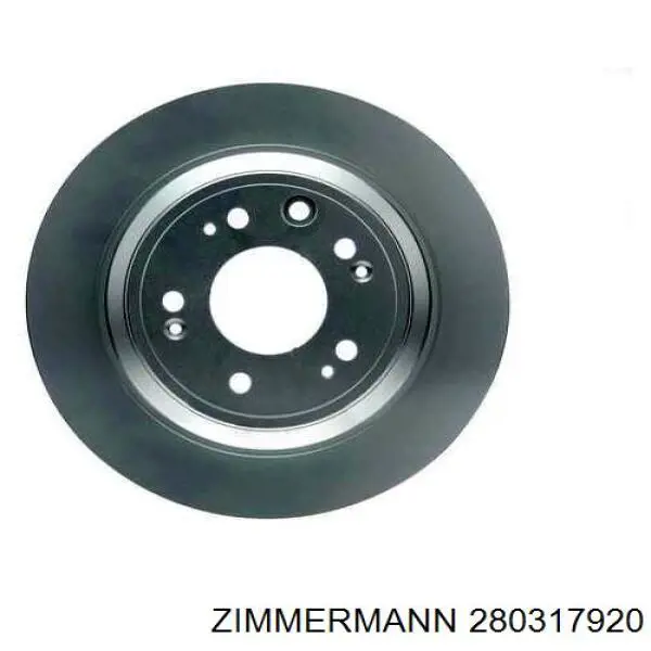 Купити 280317920 Zimmermann Диск заднього гальма