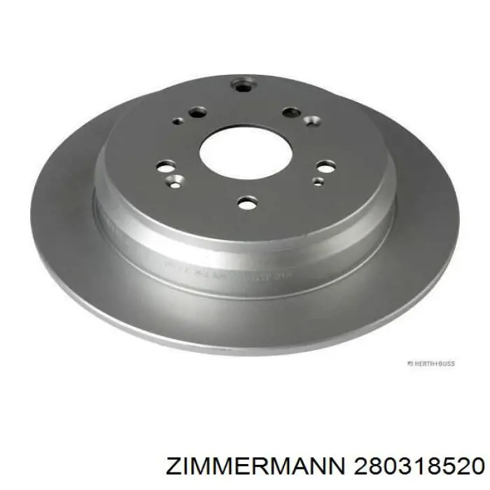 Купити 280318520 Zimmermann Диск заднього гальма