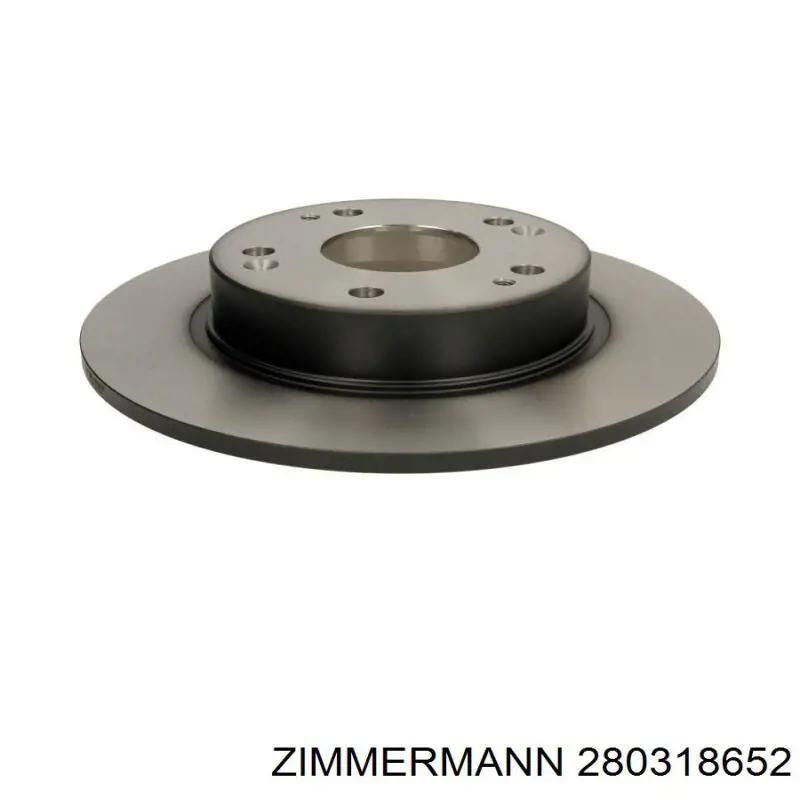 Диск гальмівний задній Zimmermann 280318652
