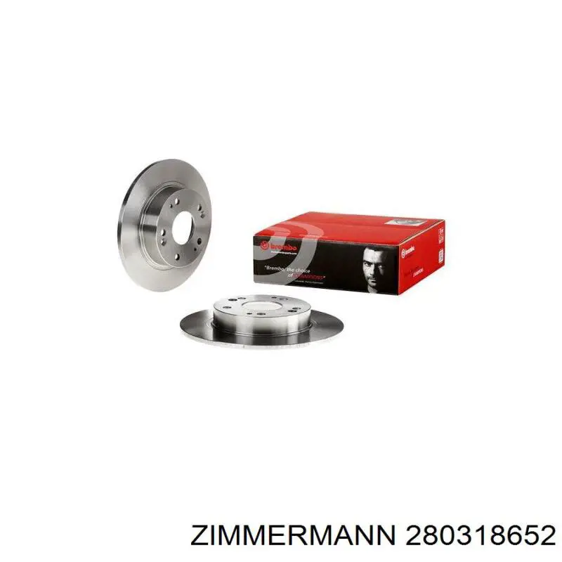 Задні дискові гальма Zimmermann 280318652 ціна, від 25.33 USD