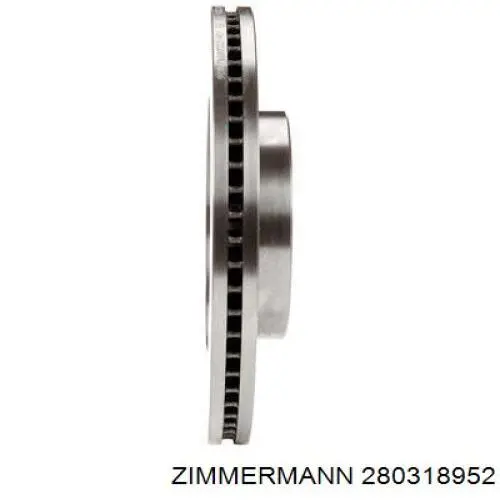 Гальмівні диски передні 280318952 Zimmermann