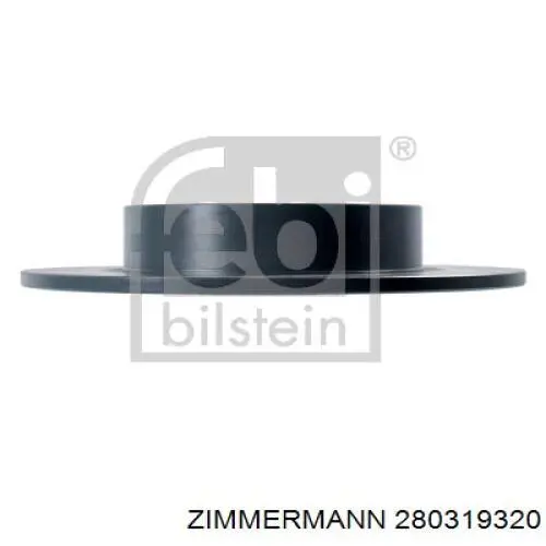 Задні дискові гальма Zimmermann 280319320 ціна, від 33.87 USD