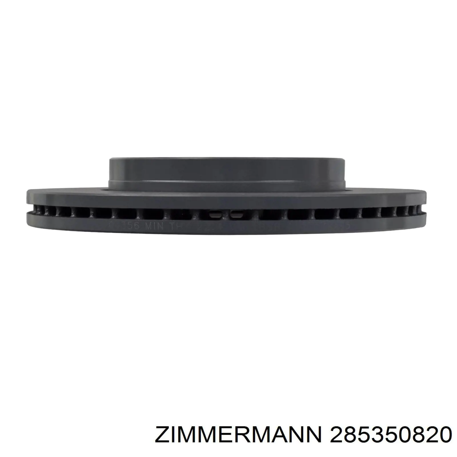 Диск переднього гальма Zimmermann 285350820 ціна, від 29.12 USD