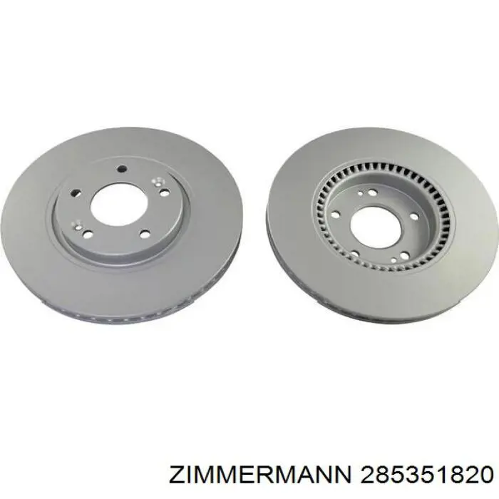 Диск гальмівний передній Zimmermann 285351820