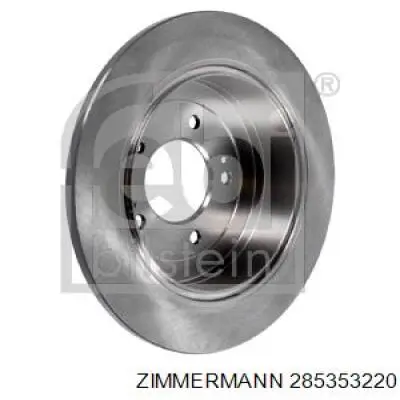 Купити 285353220 Zimmermann Диск заднього гальма