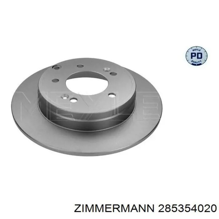 285354020 Zimmermann диск гальмівний задній