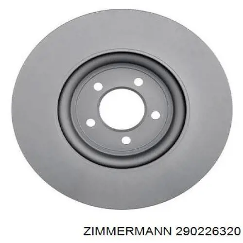 Диск гальмівний передній Zimmermann 290226320