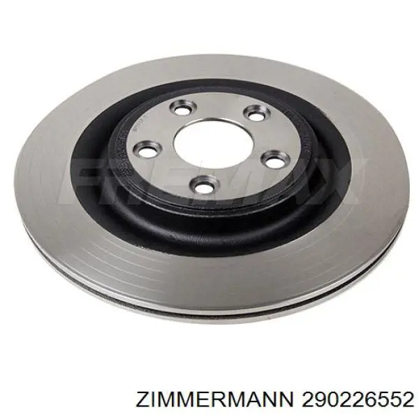 Диск гальмівний задній Zimmermann 290226552