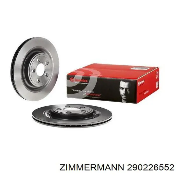 Задні дискові гальма Zimmermann 290226552 ціна, від 90.55 USD