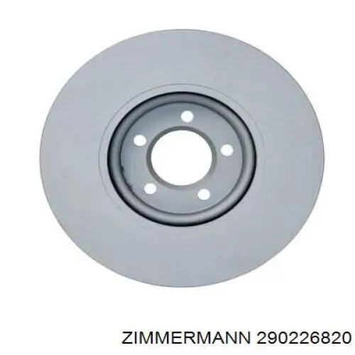 Диск гальмівний передній Zimmermann 290226820