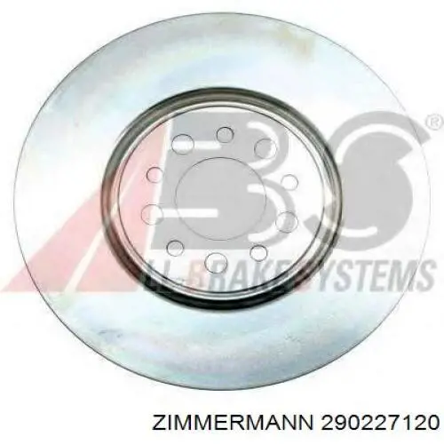 Гальмівні диски 290227120 Zimmermann