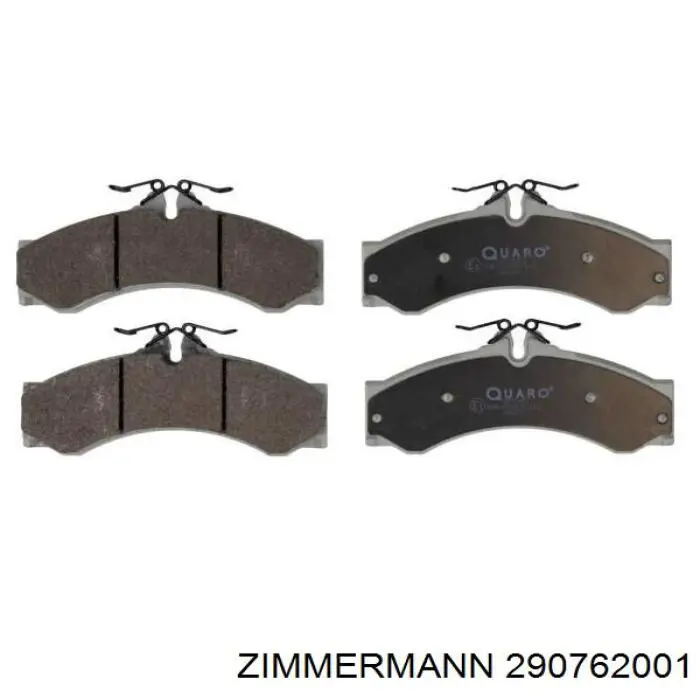 Гальмівні колодки Zimmermann 290762001 ціна, від 23.73 USD