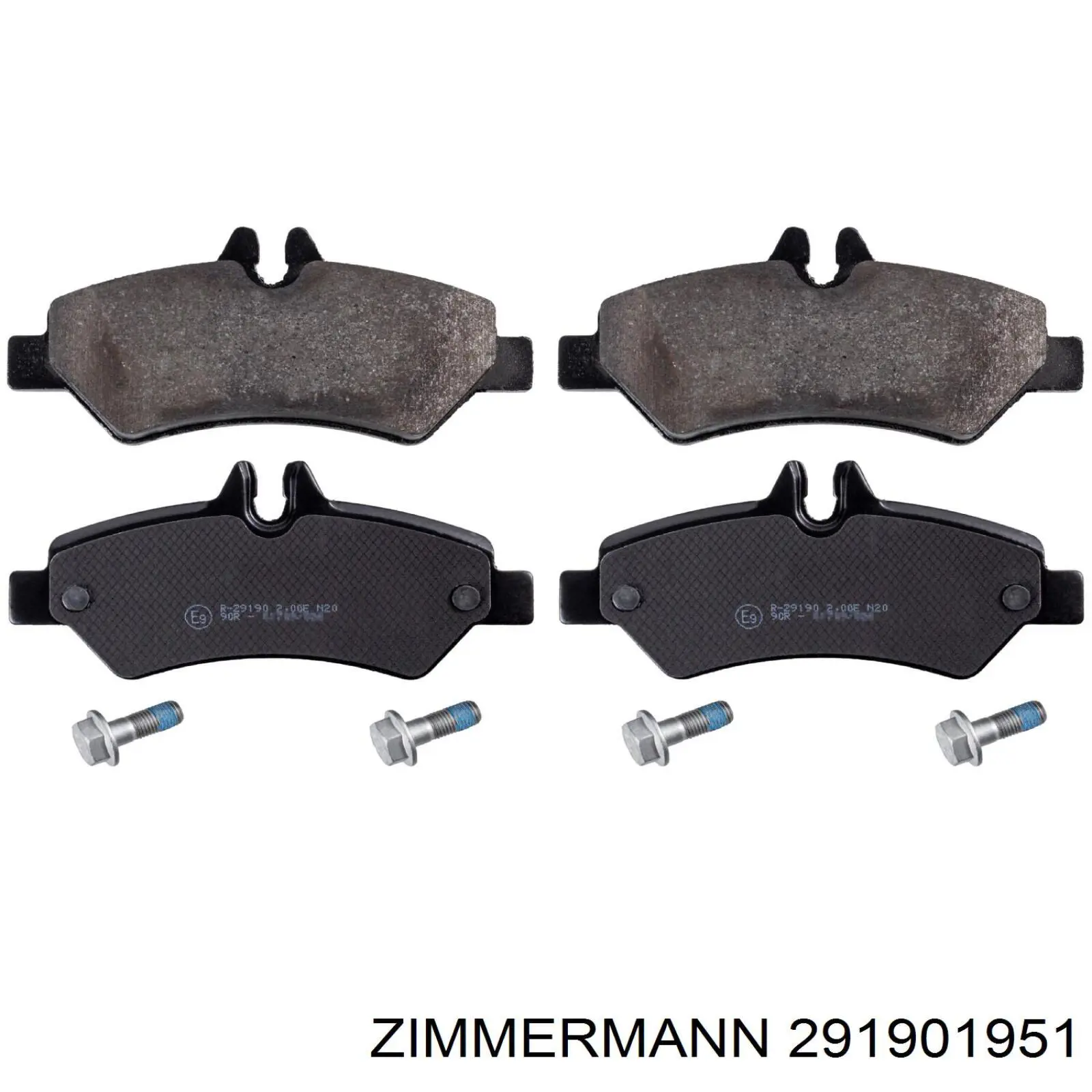 Задні гальмівні колодки Zimmermann 291901951 ціна, від 38.12 USD