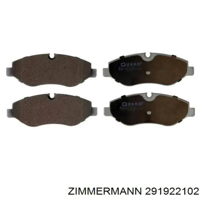 Гальмівні колодки Zimmermann 291922102 ціна, від 34.43 USD