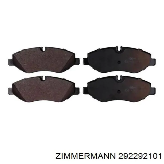 Гальмівні колодки Zimmermann 292292101 ціна, від 26.14 USD