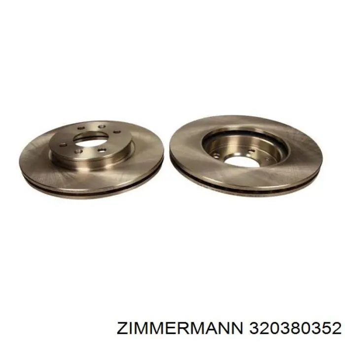 Гальмівні диски передні 320380352 Zimmermann