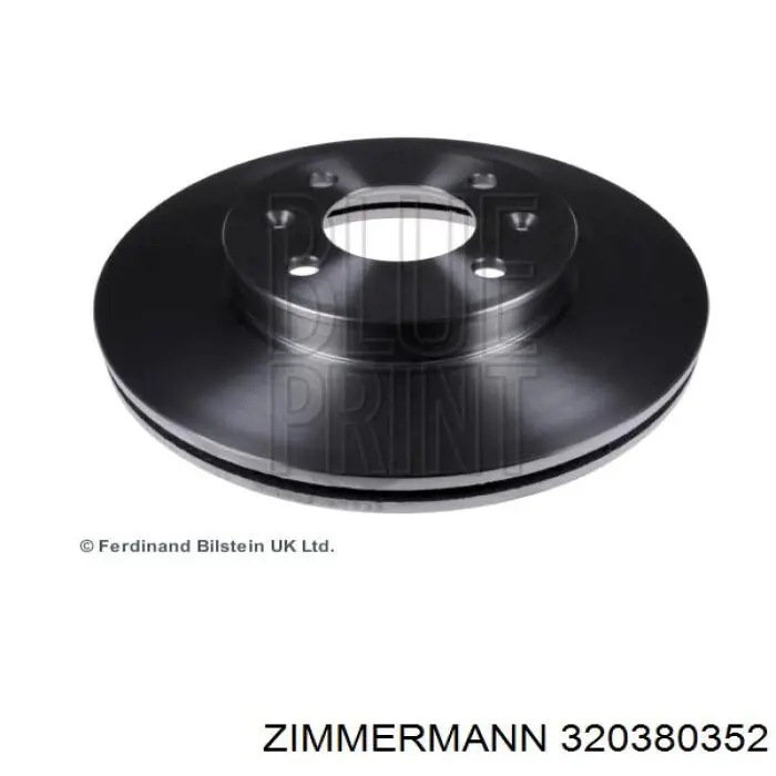 320380352 Zimmermann Гальмо дискове переднє