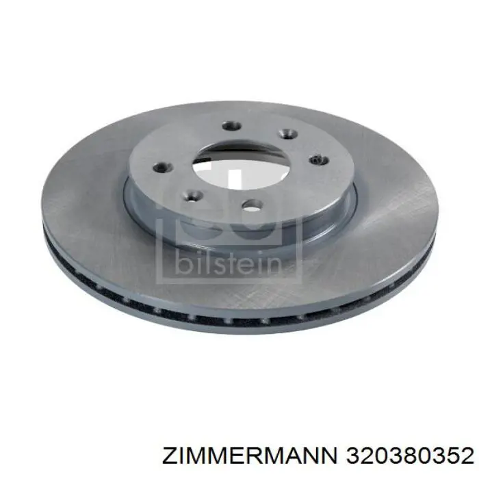 320380352 Zimmermann диск гальмівний передній