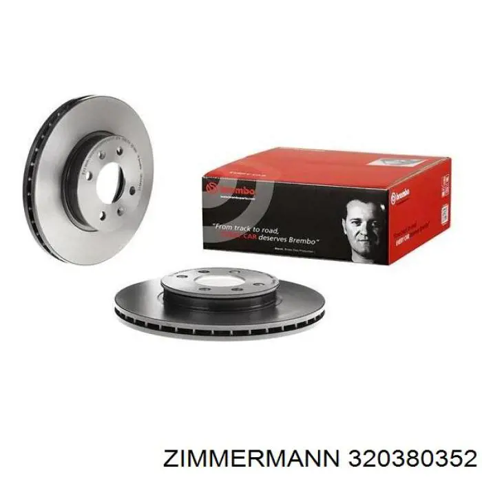 Купити 320380352 Zimmermann Ротор гальмівний