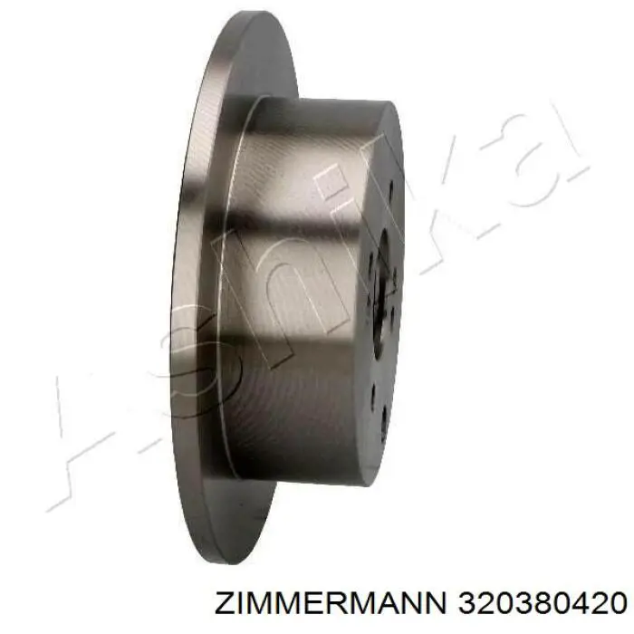 Диск гальмівний задній Zimmermann 320380420