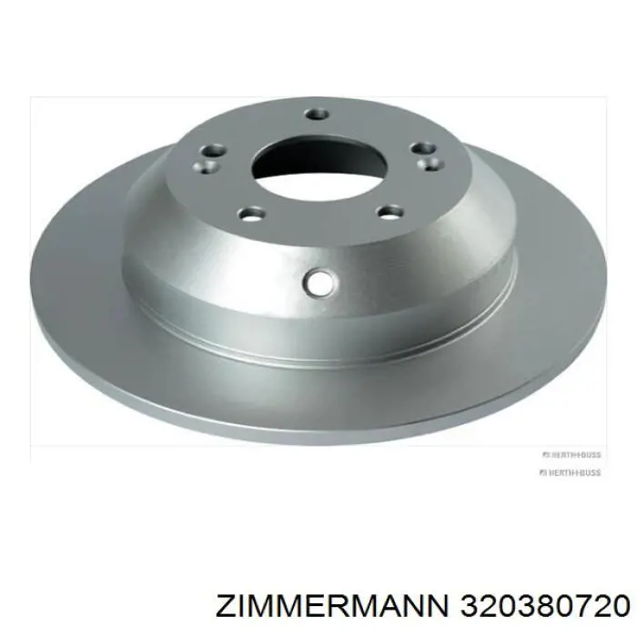 Задні дискові гальма Zimmermann 320380720 ціна, від 41.13 USD
