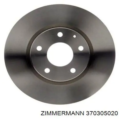 Диск переднього гальма Zimmermann 370305020 ціна, від 64.72 USD