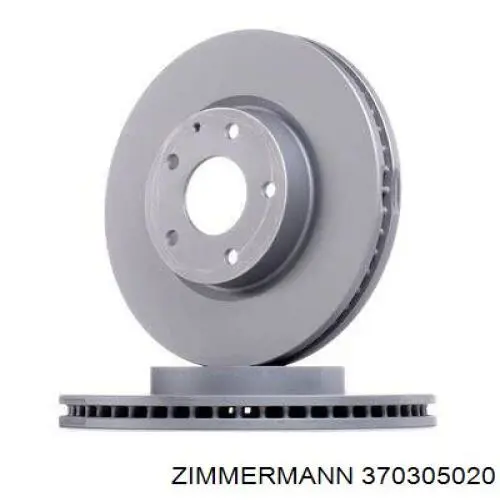 370305020 Zimmermann диск гальмівний передній