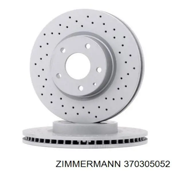 Диск гальмівний передній 370305052 Zimmermann