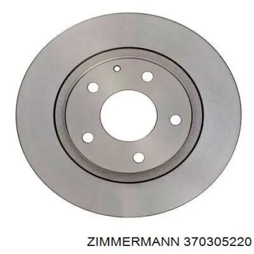 Купити 370305220 Zimmermann Диск заднього гальма