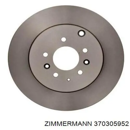 Диск гальмівний задній Zimmermann 370305952