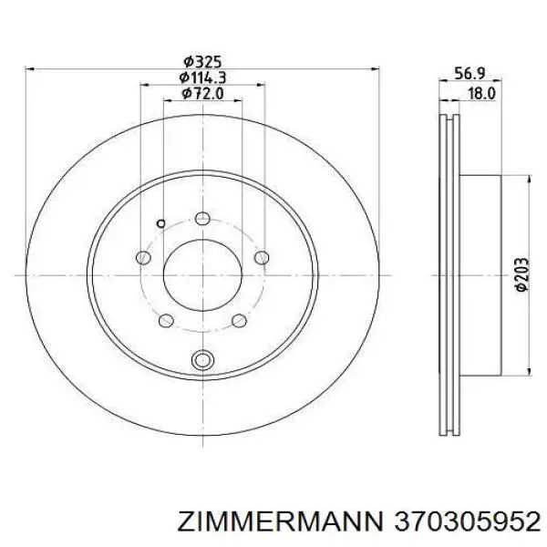 370305952 Zimmermann Дискові гальма