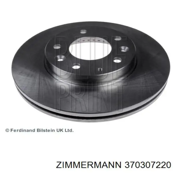 370307220 Zimmermann диск гальмівний передній