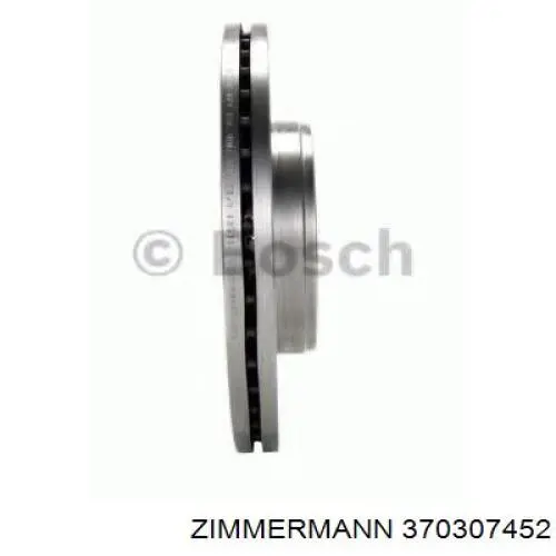 370307452 Zimmermann диск гальмівний передній