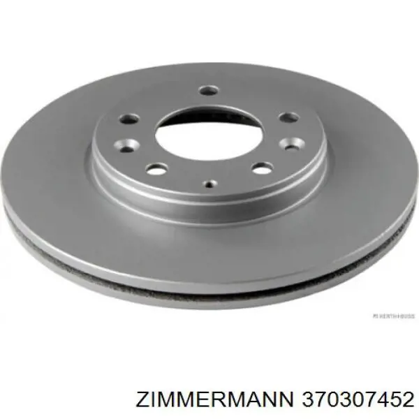 Диск переднього гальма Zimmermann 370307452 ціна, від 43.56 USD